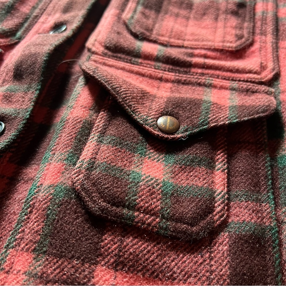 Filson Women’s Mackinaw Cruiser | Made in USA | Vintage 1950s Rare Wool - Picture 6 of 16